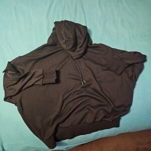 Alo Yoga Men's (Unisex) Baggy Style Pullover Hoodie Black Small